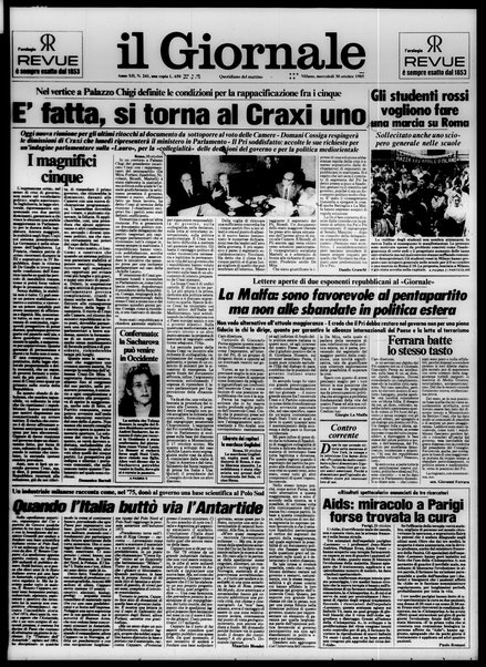 Il giornale : quotidiano del mattino